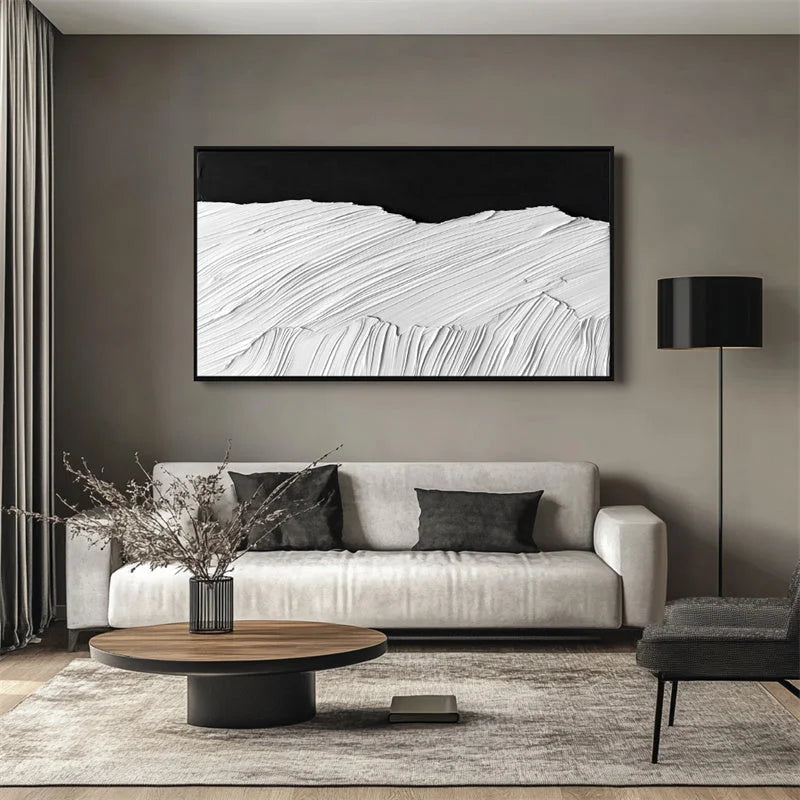 Multicolor Monochrome Horizon In Texture - Artwallpainting