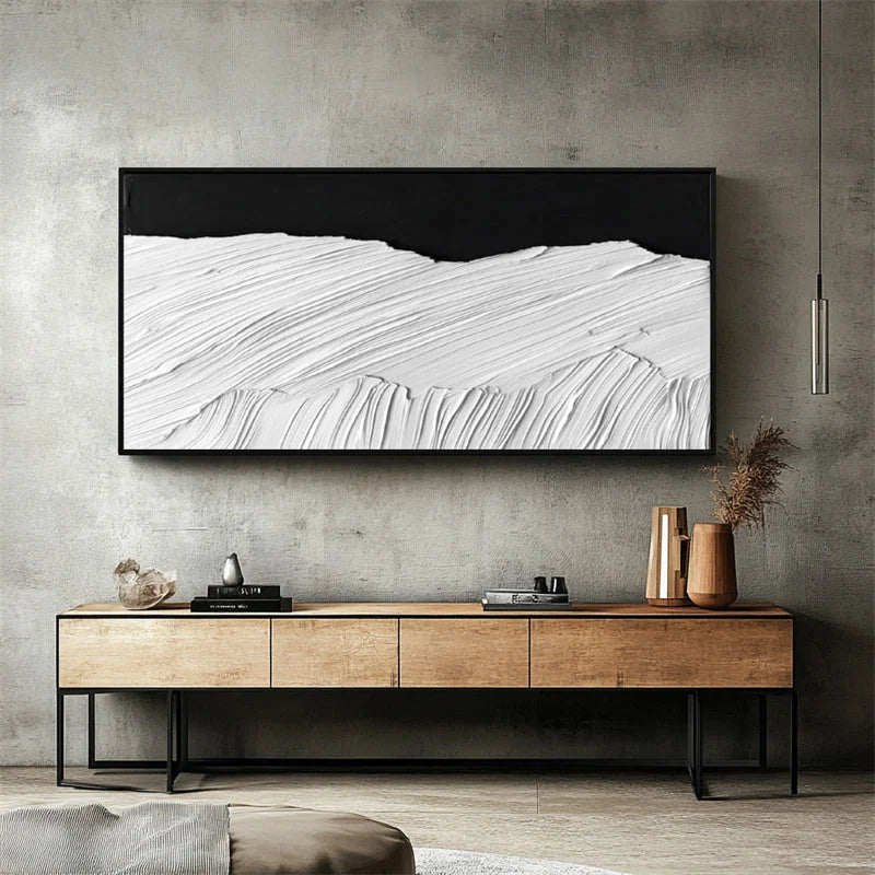 Multicolor Monochrome Horizon In Texture - Artwallpainting