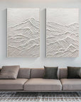 Multicolor Monochrome Reflections Set Of 2 - Artwallpainting