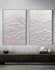 Multicolor Monochrome Reflections Set Of 2 - Artwallpainting