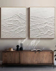 Multicolor Monochrome Reflections Set Of 2 - Artwallpainting