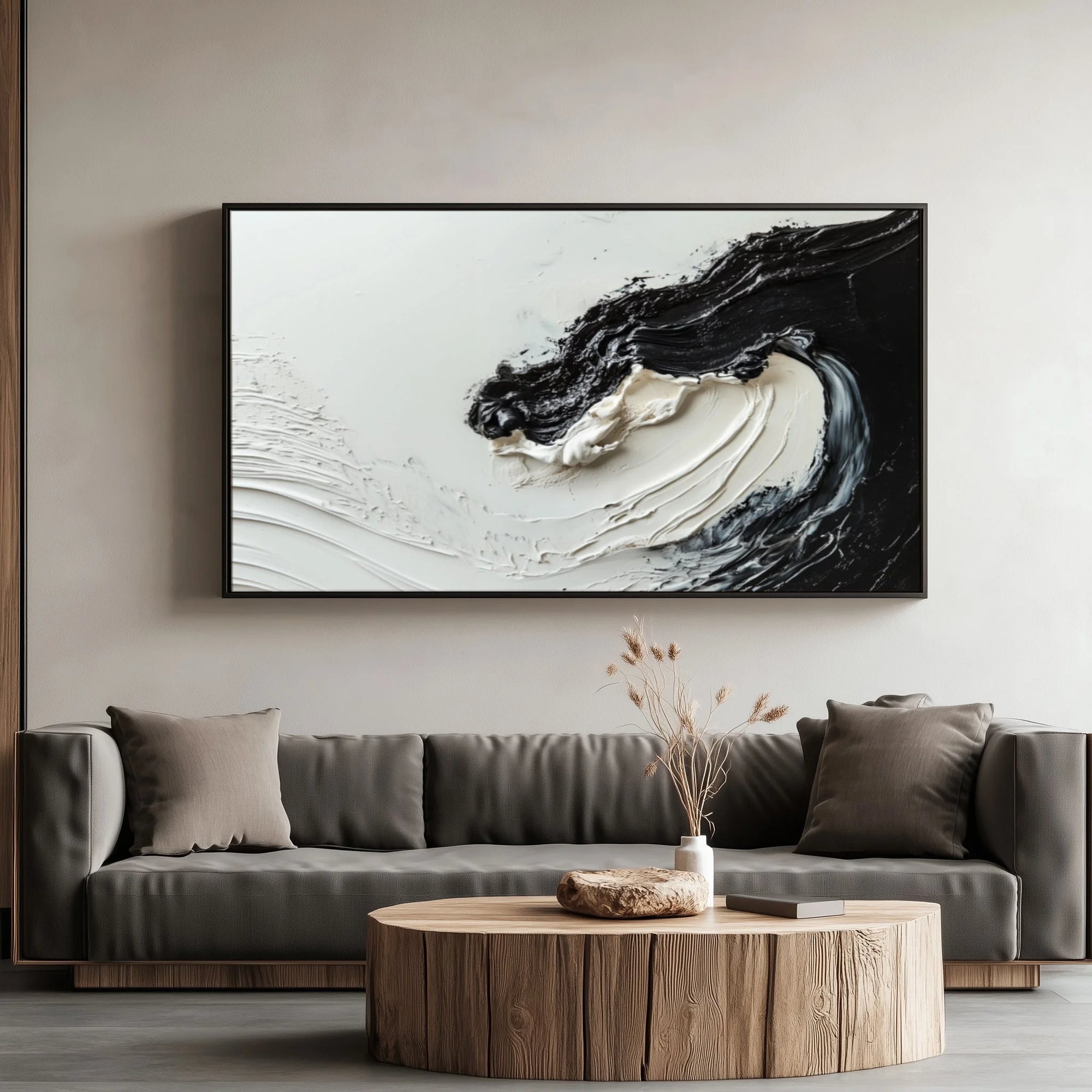 Multicolor Monochrome Symphony Canvas - Artwallpainting