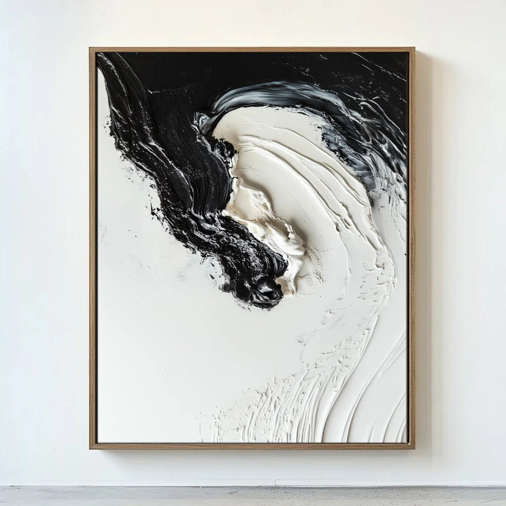 Multicolor Monochrome Symphony Canvas - Artwallpainting