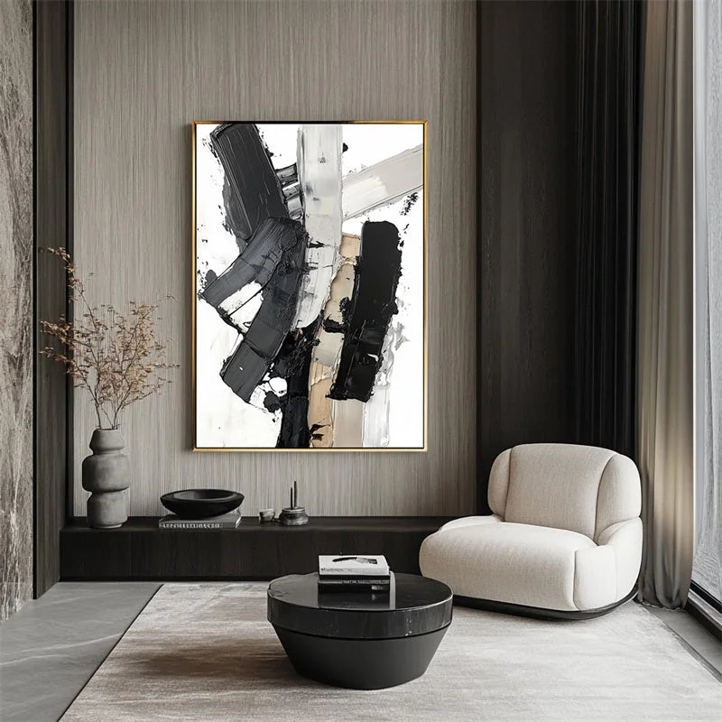 Multicolor Monochrome Symphony Canvas - Artwallpainting