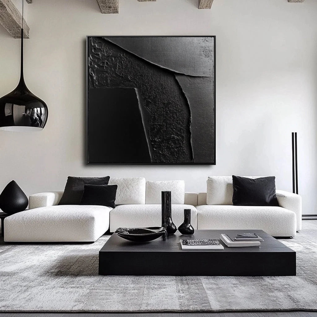 Multicolor Monochrome Texture Canvas Art - Artwallpainting
