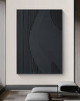 Multicolor Monochrome Textured Abstract Wall Art - Artwallpainting