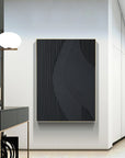 Multicolor Monochrome Textured Abstract Wall Art - Artwallpainting