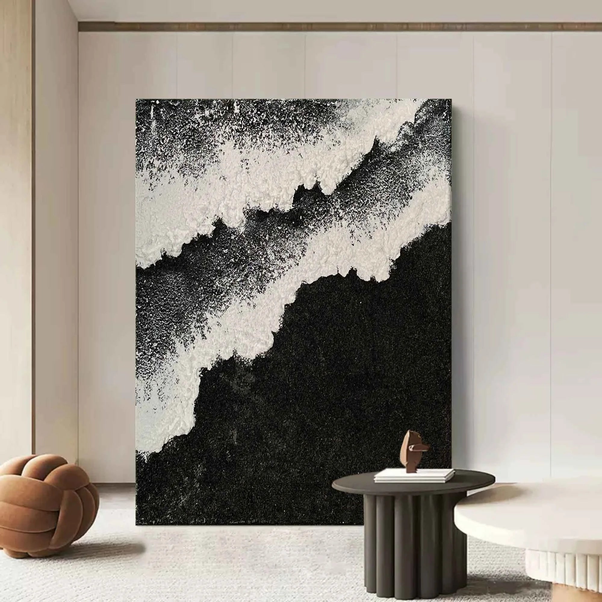 Multicolor Monochrome Tidal Elegance - Artwallpainting