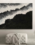 Multicolor Monochrome Tides Abstract Art - Artwallpainting