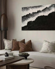 Multicolor Monochrome Tides Abstract Art - Artwallpainting