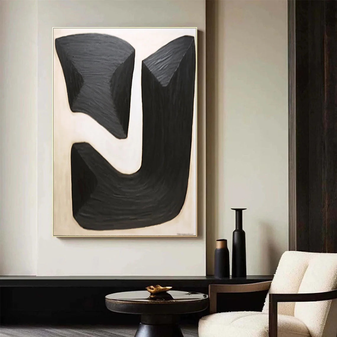 Multicolor Monumental Shapes Canvas Art - Artwallpainting