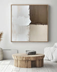 Multicolor Muted Harmony Textured Blocks - Artwallpainting