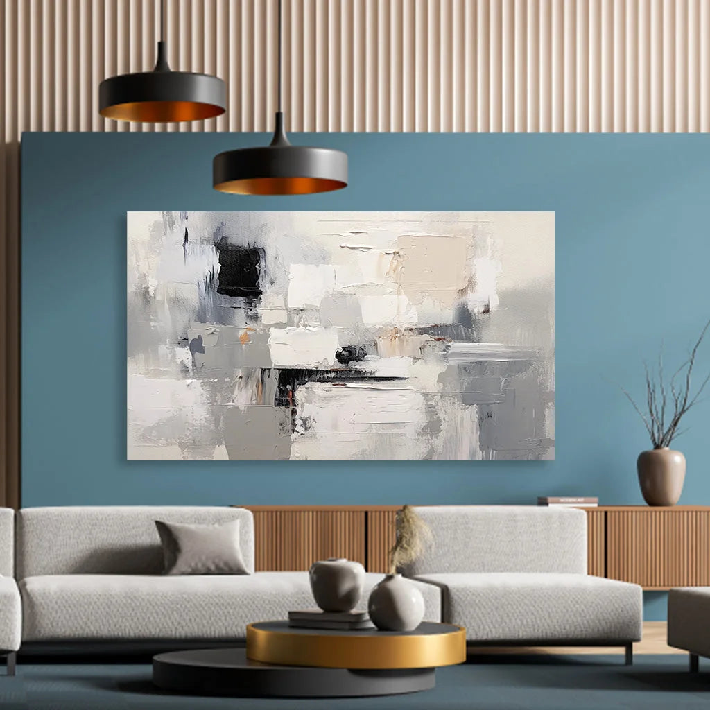 Multicolor Muted Resonance Canvas Painting For Home Decoration - Artwallpainting