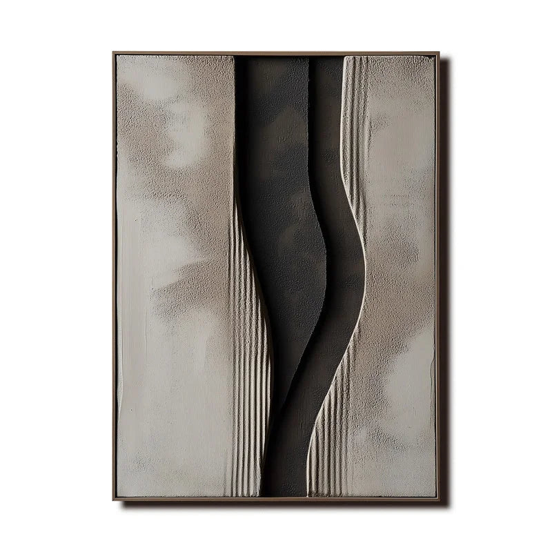 Multicolor Mystic Flow Textured Canvas - Artwallpainting