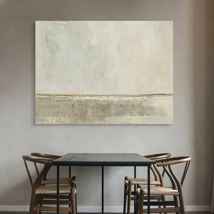 Multicolor Neutral Toned Landscape Abstract Wall Art - Artwallpainting
