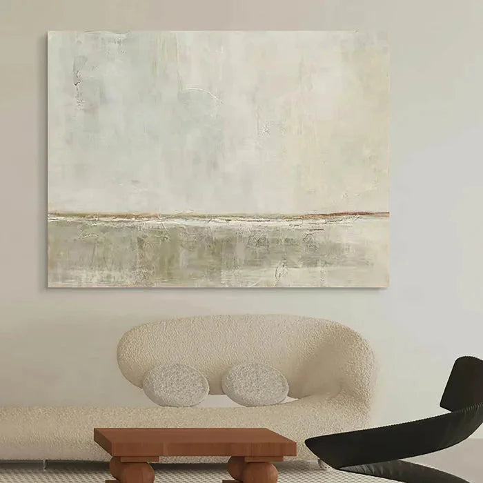 Multicolor Neutral Toned Landscape Abstract Wall Art - Artwallpainting