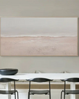 Multicolor Ocean And Sky Minimalist Textured Canvas Painting - Artwallpainting