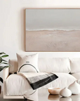 Multicolor Ocean And Sky Minimalist Textured Canvas Painting - Artwallpainting