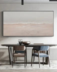 Multicolor Ocean And Sky Minimalist Textured Canvas Painting - Artwallpainting