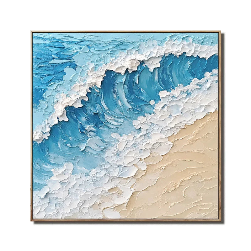 Multicolor Ocean Breeze - Coastal Canvas - Artwallpainting