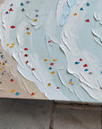 Multicolor Ocean Breeze Textured Beach Panorama - Artwallpainting