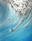 Multicolor Ocean Fury - Textured Wave Canvas Art - Artwallpainting