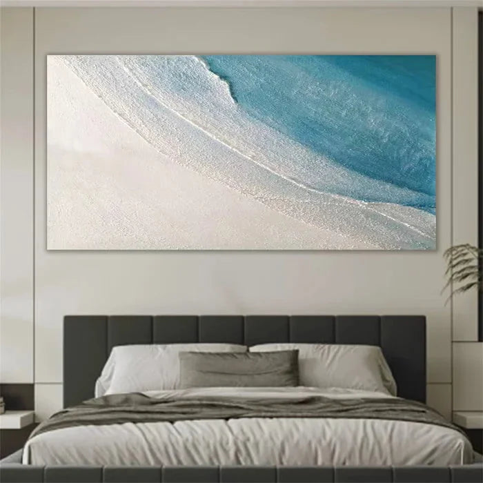 Multicolor Ocean Serenity Abstract Canvas Wall Art - Artwallpainting