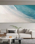 Multicolor Ocean Serenity Abstract Canvas Wall Art - Artwallpainting