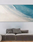 Multicolor Ocean Serenity Abstract Canvas Wall Art - Artwallpainting