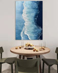 Multicolor Ocean Symphony - Abstract Textured Seascape Art - Artwallpainting