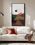 Multicolor Orbit Harmony Abstract Canvas - Artwallpainting