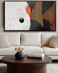 Multicolor Orbit Harmony Abstract Canvas - Artwallpainting
