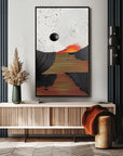 Multicolor Orbit Harmony Abstract Canvas - Artwallpainting