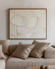 Multicolor Organic Flow Textured Canvas - Artwallpainting