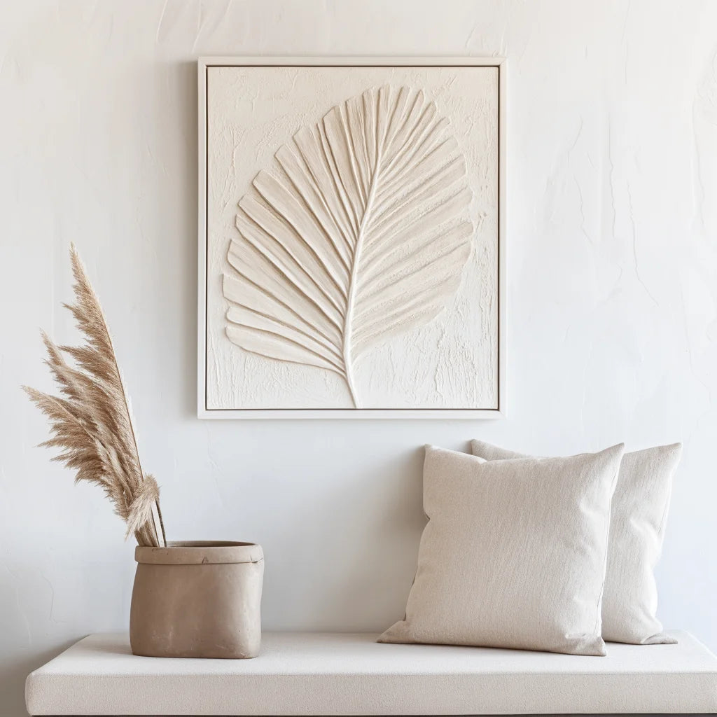 Multicolor Palm Essence - Textured Canvas - Artwallpainting