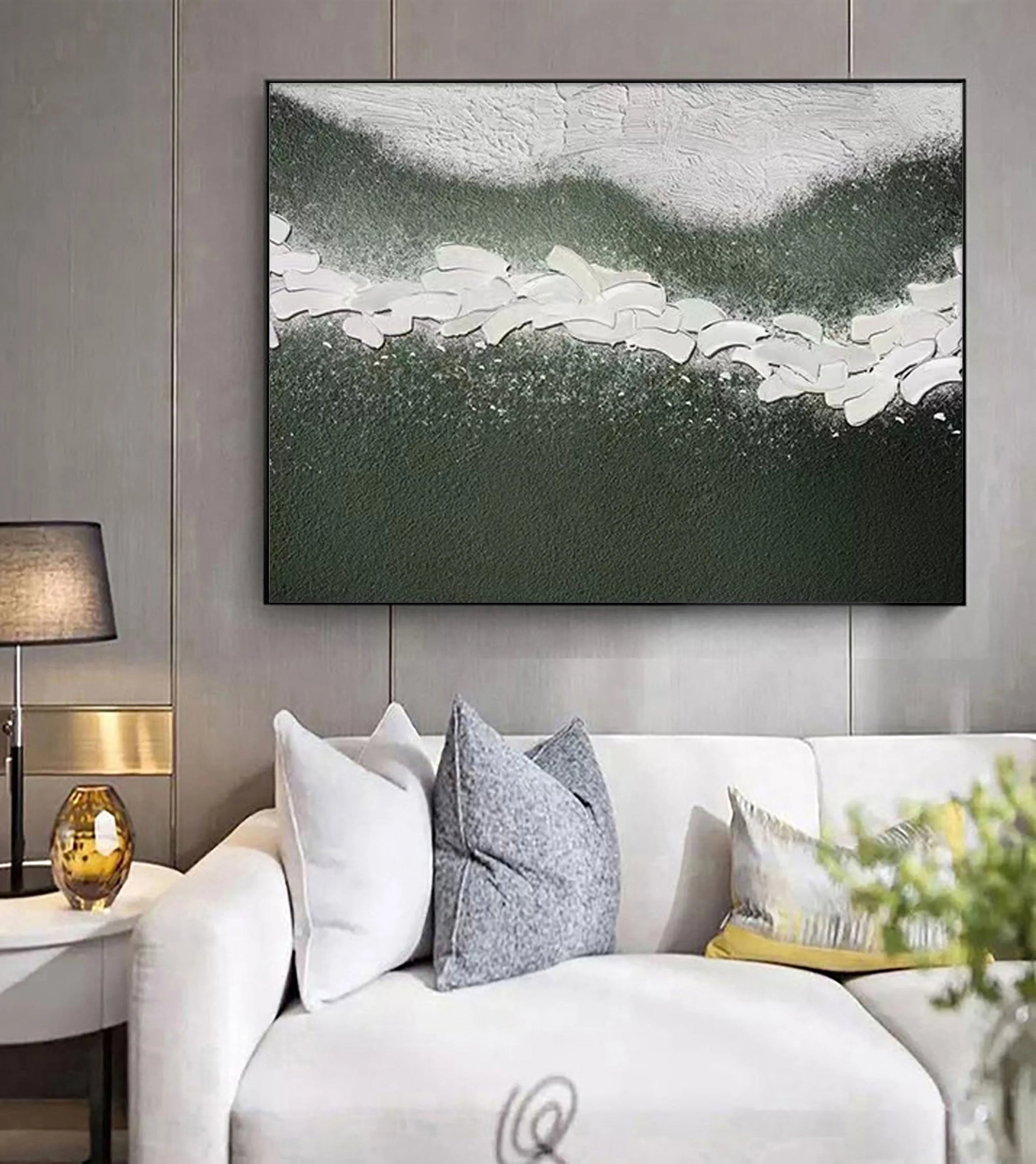 Multicolor Path Of Serenity Textured Abstract Landscape Canvas - Artwallpainting