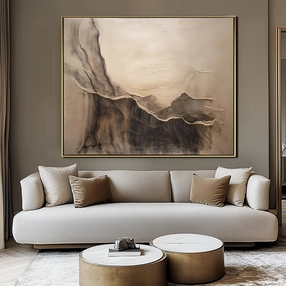 Multicolor Peaks Canvas Painting For Home Decoration - Artwallpainting