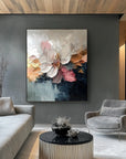 Multicolor Petal Symphony-Abstract Blooming Soft Flower Bloom Texture Wall Art - Artwallpainting