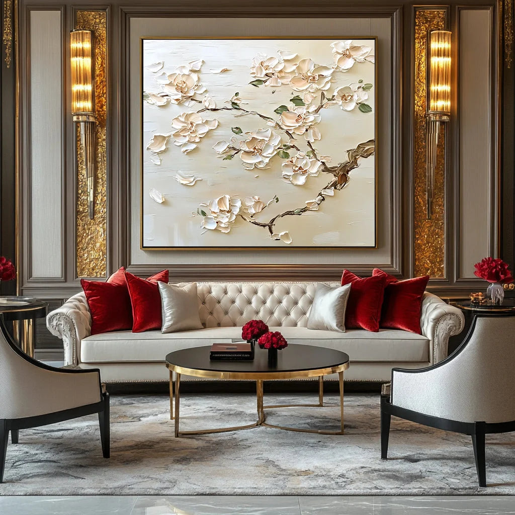 Multicolor Petals Of Serenity A Canvas Painting For Home Decoration - Artwallpainting
