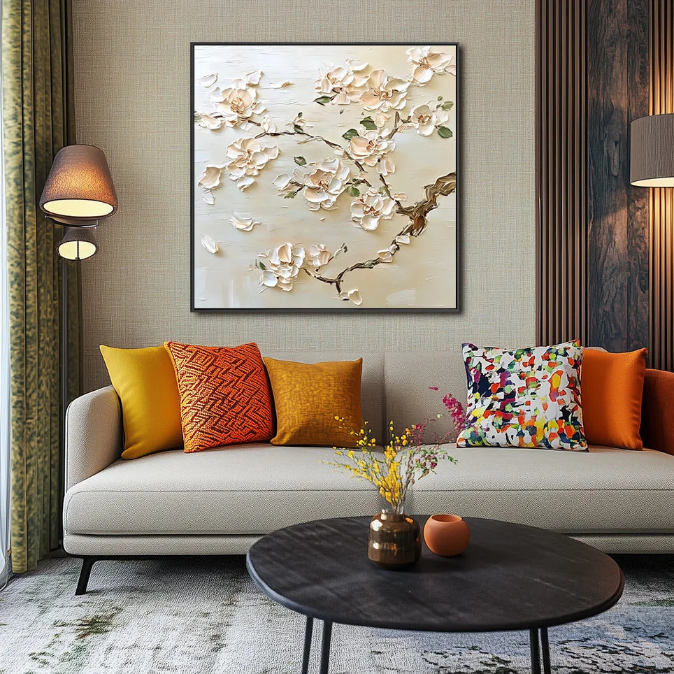 Multicolor Petals Of Serenity A Canvas Painting For Home Decoration - Artwallpainting