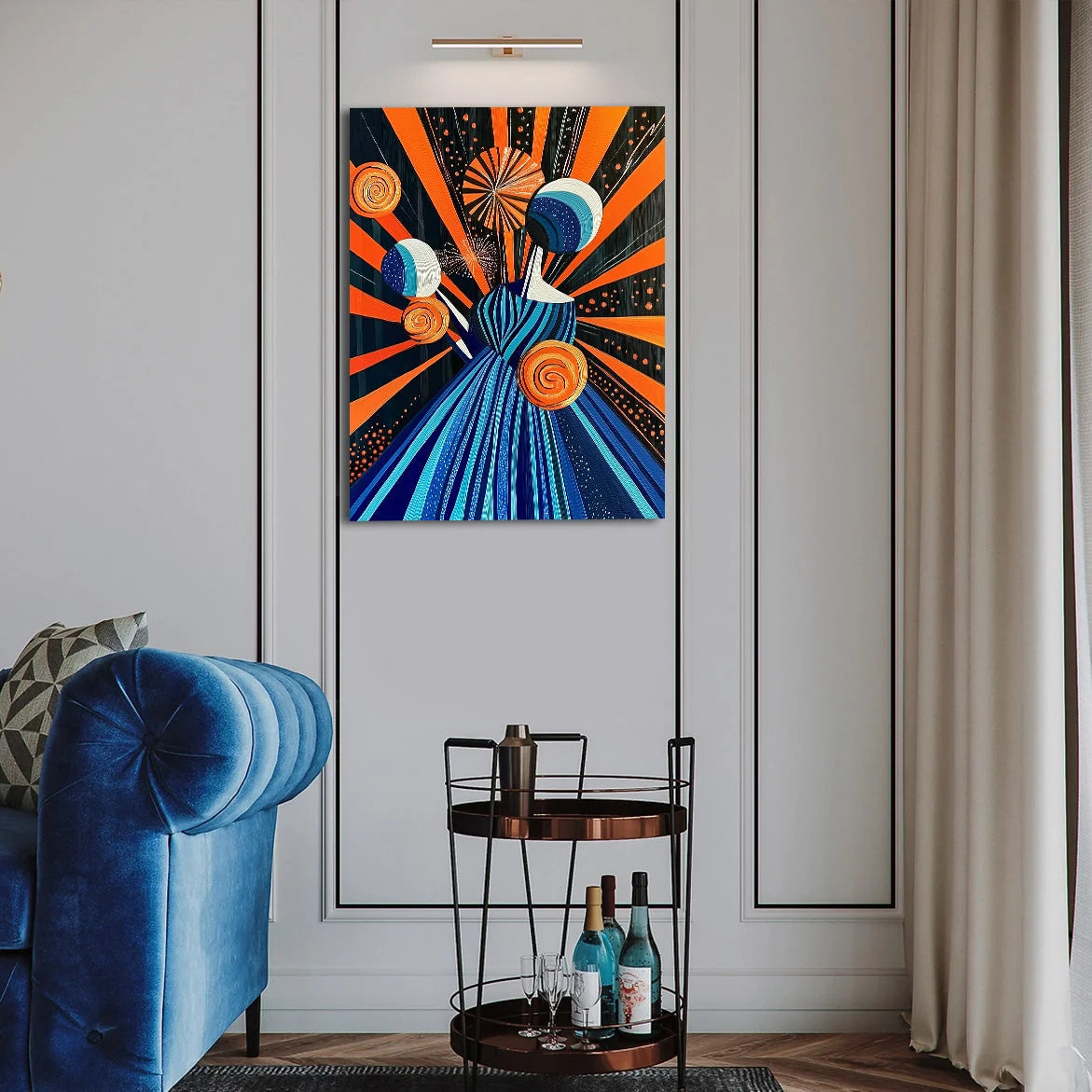 Multicolor Radiance In Motion-Vitality Color Collision Abstract Texture Wall Art Oil Painting - Artwallpainting