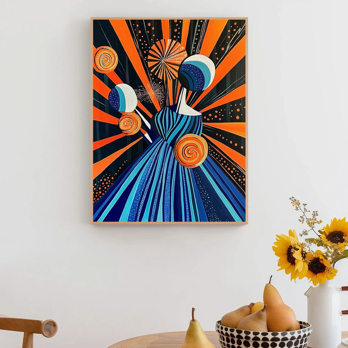 Multicolor Radiance In Motion-Vitality Color Collision Abstract Texture Wall Art Oil Painting - Artwallpainting