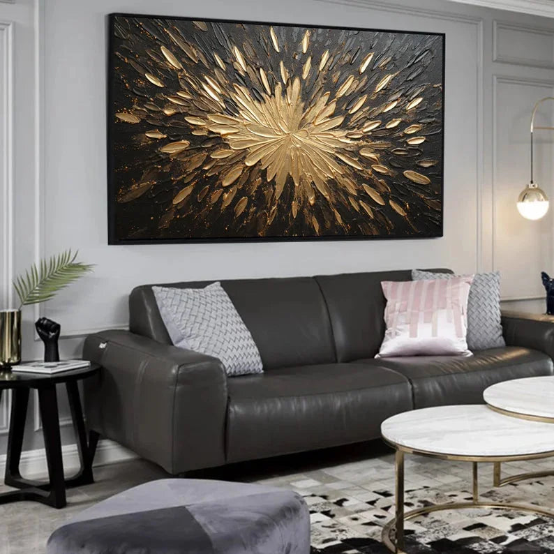 Multicolor Radiance Wall Art Canvas Painting For Home Decoration - Artwallpainting