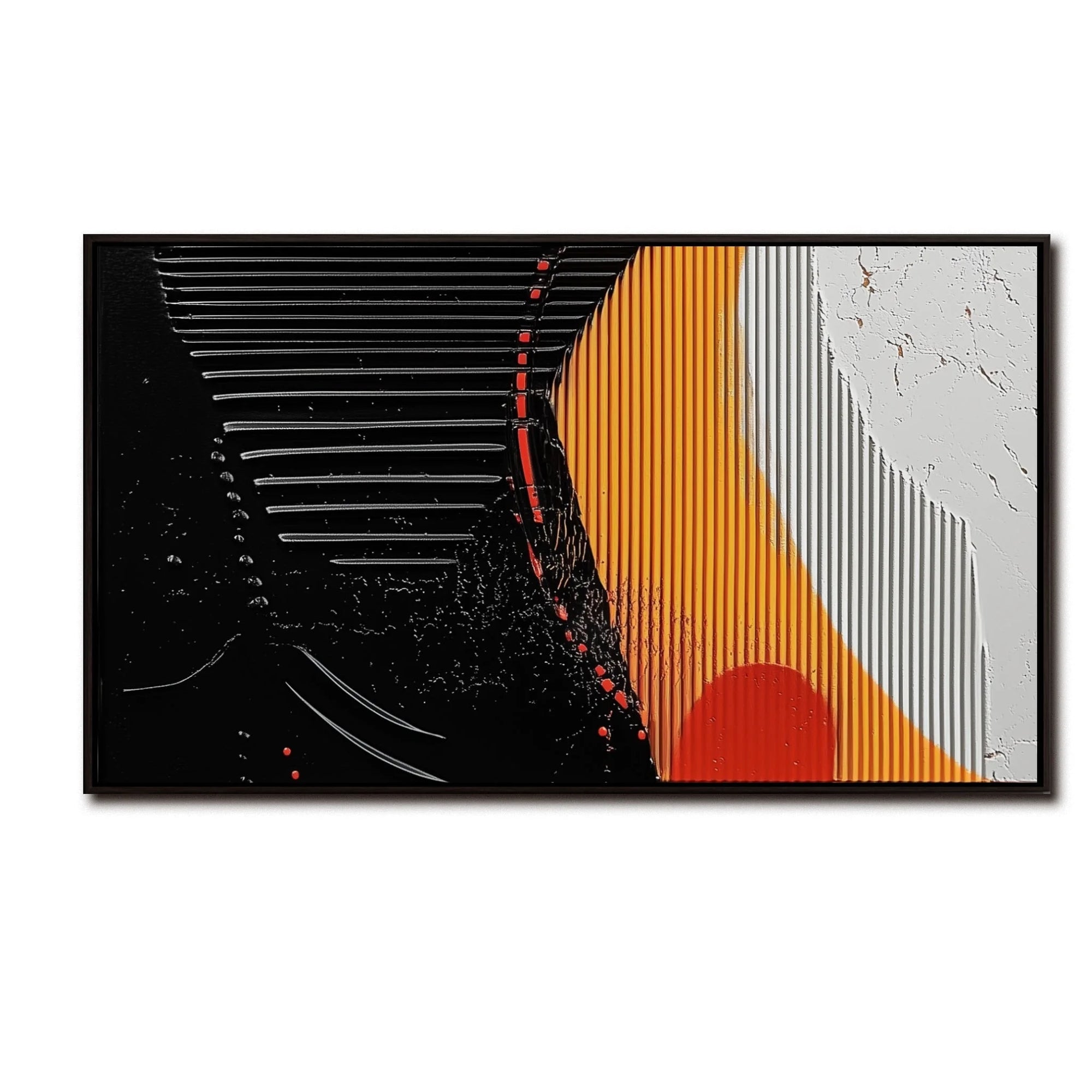 Multicolor Radiant Balance Abstract Canvas - Artwallpainting