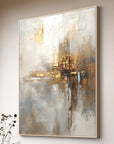 Multicolor Radiant Reflection Abstract Canvas Art - Artwallpainting