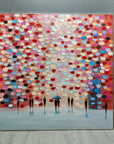 Multicolor Rain Of Colors - Abstract Figurative Painting - Artwallpainting