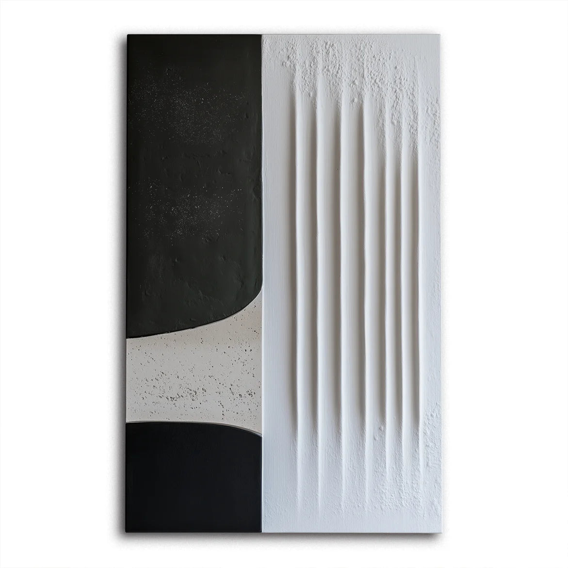 Multicolor Relief Painting - Monolith Divide - Artwallpainting
