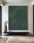Multicolor Rhythmic Geometry - Textured Abstract Line Art - Artwallpainting