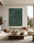 Multicolor Rhythmic Geometry - Textured Abstract Line Art - Artwallpainting