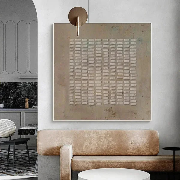 Multicolor Rhythmic Tranquility Wabi Sabi Painting - Artwallpainting